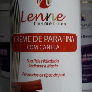 Creme de Parafina com Canela- Lenne Cosmeticos 900g