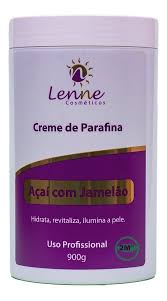 Creme de Parafina Açai com Jamelão- Lenne Cosmeticos 900g